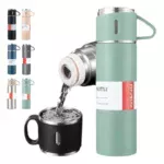 GARRAFA TÉRMICA INOX COM COPO 500ML