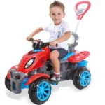 Carrinho De Passeio Infantil Pedal Quadriciclo Spider Maral