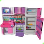 Cozinha Infantil Completa Fogão Geladeira Micro-ondas