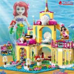 Peças de conjunto da pequena Sereia Princesa Ariel Submarino